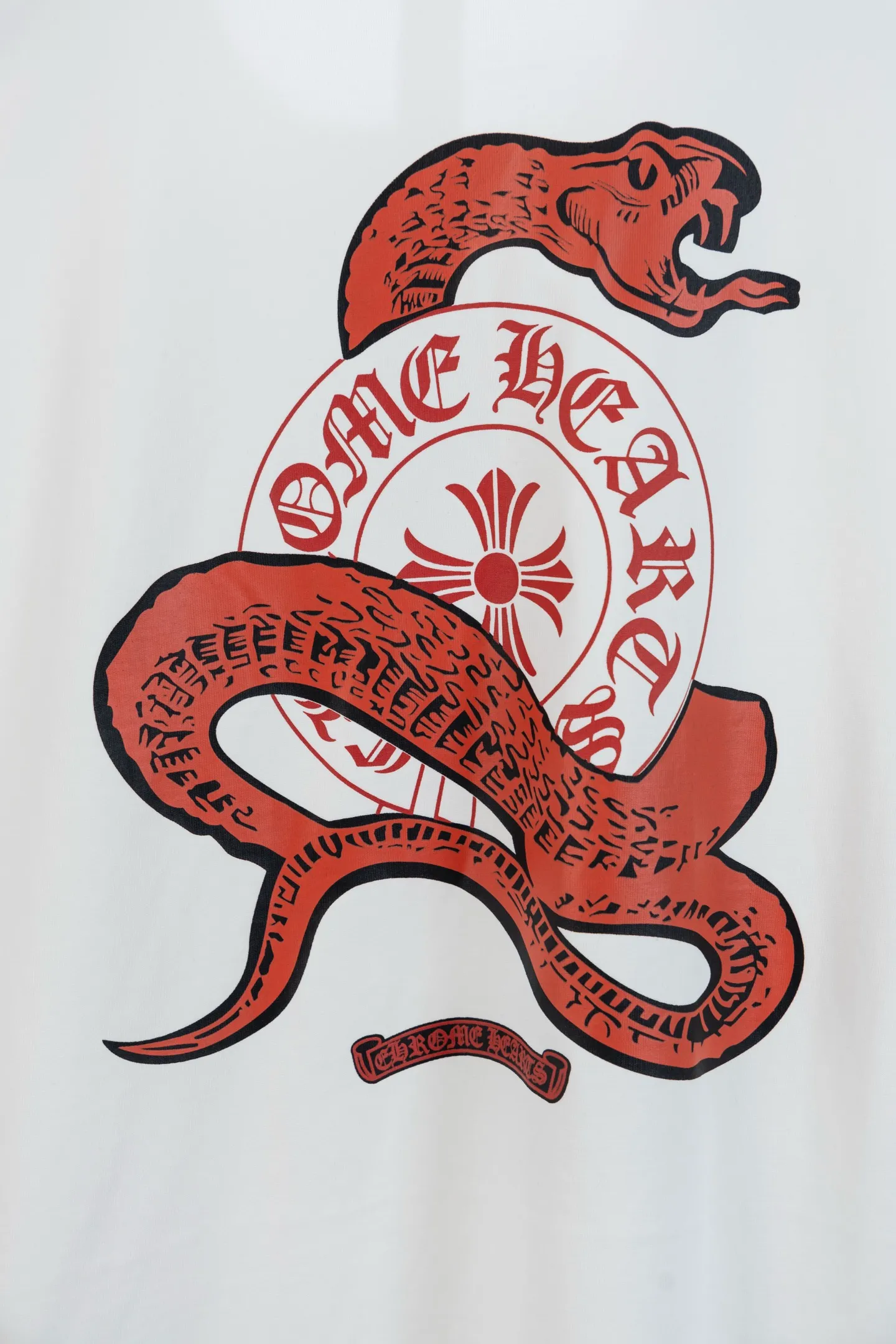 🅿️190 style number k736 Chrome hearte/Chrome heart ch 25ss Miami limited edition Sanskrit Year of the Dragon limited printed T-shirt short sleeves. A must-have item for daily commuting for men and women in light luxury. The correct version is welcome to compare. Detailed features: ·280 grams of 100% pure cotton double yarn jersey fabric. ·Custom dyed in the same cylinder, special thickened 32 pieces of double-strand 1x1 thread. ·Double-needle cross-stitch technology. ·Original main mark washed hangtag. COLOUR: black white SIZE: xs s m L